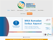 Tablet Screenshot of mercy4mankind.org